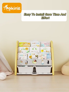 Kệ sách nhựa cho bé Babyviva hình Cà Rốt