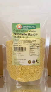 HEALTH PARADISE Organic Glutinous (Sticky) Hulled Millet Huangmi 有機粘性黄小米（去壳）500g