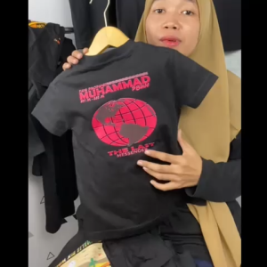 Kaos Anak Distro Gambar Belakang Tema Dakwah Sahabat Nabi Muslim