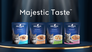 Delizios Adoree Kitten Adult Chicken Tuna Whole Loin Gravy Cat Pouch Wet Food 70G