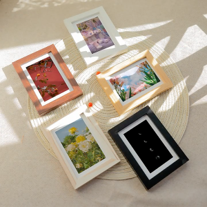 SG Stock 4R/5R/6R/8R/A4 Wooden Photo Frame Picture Frame Wood White Black Simple Picture Frame Birthday Gift present Christmas gift