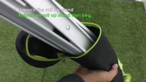 Roll Up Bunting Stand Roll up Banner Portable Bunting (INCLUDE PRINTING)