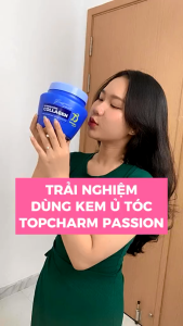 Kem ủ tóc nước hoa Topcharm Passion scent Hydrolyzed Collagen Nourishing Hair Mask 1000ml (hấp dầu dưỡng mượt tóc kích thích mọc tóc lưu hương đên 24h) 2Trucos