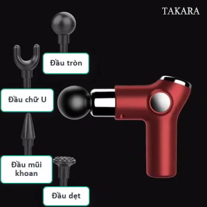 (HÀNG CHÍNH HÃNG) Máy Massage Cầm Tay Mini KH-515 Súng Massage Toàn Thân Với 4 Đầu Massage Và 32 Cấp Độ Máy Mát Xa cầm tay cảm ứng 4 đầu massage giúp tăng cường lưu thông máu giảm nhanh các cơn đau cơ căng cứng .Máy đấm bóp toàn thân .HÀNG CHÍNH HÃNG