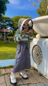 Rok Kargo-kulot Kargo-Anak-anak Perempuan 2-12thn Model Terbaru-Harga Ramah