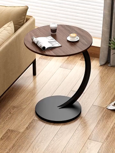Small coffee table light luxury side table small apartment living room sofa mini coffee table balcony bedroom bedside storage table corner table