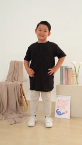 JENAKA KIDS Gautam: Baju Koko Anak Bahan Kaos