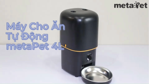 Máy Cho Ăn Tự Động Thông Minh Cho Thú Cưng metaPet GRAINY 400 - Wifi Camera Dung Tích 4L
