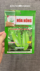 Hạt giống Cà xanh mỡ F1 trái dài siêu quả - Gói 1gr - Trồng quanh năm