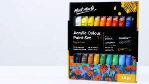 Mont Marte Signature Paint Set - Acrylic Paint 18pc /24pc x 36ml