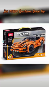 (Msia Stock) Jisi 13384 Decool 2in1 Technic Bricks Sports Car Chevrolet Corvette ZR1 Building Blocks Brick Toys Toy Mainan Blok 得高积木玩具