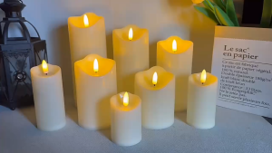 Nến điện tử tim lắc trang trí decor lung linh lãng mạn trang trí Giáng Sinh Noen Lễ Tết