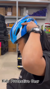 **Malaysia Seller** Premium 7Pcs Kid Protective Gear Set Helmet Kids Inline Skate Cycling Bicycle Bike Protective Gear outdoor
