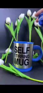 Self Stirring Mug Gelas Mug Kopi Teh Pengaduk Otomatis 400ml - Gelas Aduk Kopi Teh Serbaguna