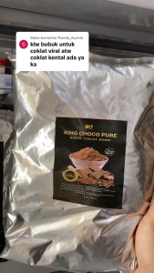 Bubuk Minuman Premium King Choco Pure Powder Drink Premium Coklat Murni