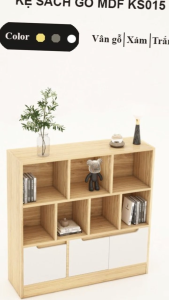FREESHIP HCM - Kệ Sách Gỗ MDF Tatana KS015 – có thiết kế theo yêu cầu khách hàng