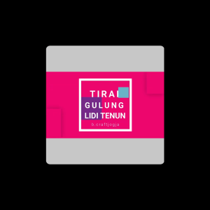 Kerai Tenun Lidi Tirai Lidi Gulung Gorden Lebar 50 Cm Panjang 180 Cm Kerajinan Jogja