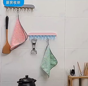 Hanger Gantungan Lemari 8 Hook Gantungan Baju Tas Topi Dasi 8 Kait Gantungan Multifungsi