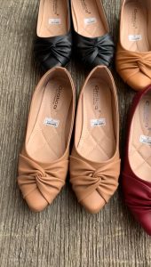 Flat Shoes Wanita Terbaru/ Sepatu Ballerina Cewek Kekinian/ Balet Fashion Gratica AW-11