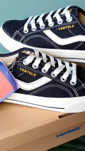 Ventela New Public Low Black Natural Sepatu Ventella Vantela Murah 100%