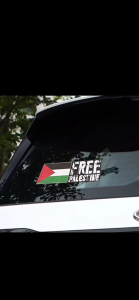 FREE PALESTINE FLAG STICKER UNTUK KERETA MOTOR FREE PALESTINE CAR DECORATION WATERPROOF CAR EXTERIOR DECORATION