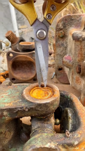 2 in 1 Snap Ring Plier 4 Way Circlip Pliers Alat pasang ring Rivet / Dudukan Bor meja 10-40mm