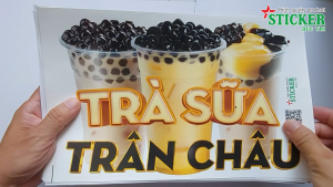 🔥 MIẾNG DÁN TRÀ SỮA KEM TRÂN CHÂU... 🔥 DÁN TƯỜNG XE CỬA KÍNH... CHO QUÁN TRÀ SỮA QUÁN ĂN UỐNG.