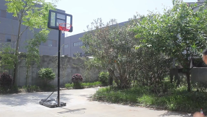 Adult Basketball Hoop with Stand Adjustable 4.8-10ft Teenagers and Adults Kids Outdoor Basketball Ring