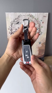 Ốp Chìa Khóa Hợp Kim Đen Trắng Xe Máy Honda 2023 2024 VisionShmode AB125 160Vario125 160SH125i 160i 350iLeadWinner