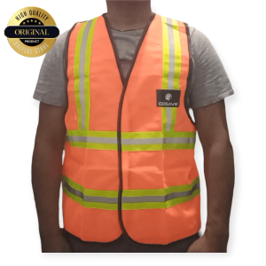 Gosave Rompi Safety Kerja Kombinasi 4Line Scothlight Menyala Baju Proyek