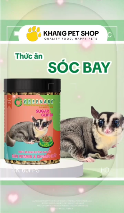 Thức ăn SÓC BAY - Sugar Glider