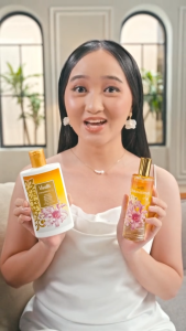 VIVELLE NEO PARFUM TREND - Combo Paket Bundling - EDT Glass 100ml shimmering Joy x Body Lotion 250ml Shimmering Joy