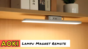 Aoki AK236A Lampu LED Magnet Tempel Remote Dinding / Bisa Digantung Tricolour Rechargeable BONUS Kabel Charger