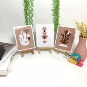 Hiasan Dinding Kaktus Abstrak Boho 15x20CM