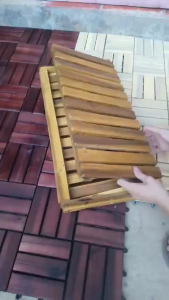 Kệ gỗ 3 tầng Trung Mỹ decor gấp gọn được dài 85x rộng 30 x cao 66cm