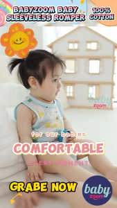 Buy2 Free1! BabyZoom Baby Sleeveless Romper 3pcs Baby Sleeveless Onesies Boys Girls Jumpsuit Romper Newborn Clothes Cotton Comfort Soft Romper Bodysuit Pajamas Cartoon Cotton Jumpsuit Random Design Cod 3pcs Free Shipping