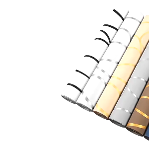 Wallpaper Stiker Dinding Wave Garis Biru 7ms/d 8m Lebar 45cm