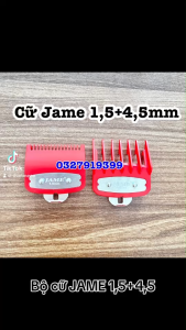 Bộ 2 cữ tông đơ gá thép 15 + 45mm