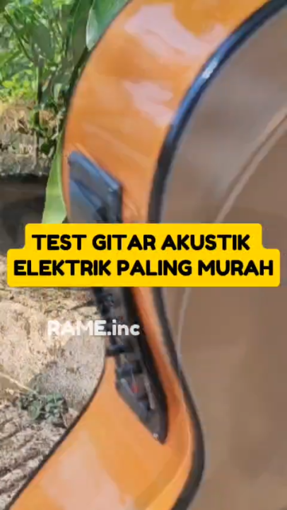 Gitar Yamaha Akustik Elektrik Murah Custome Pemula Terbaik