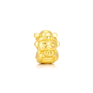 Chow Sang Sang 周生生 Charme Blessings Culture 福祿壽 999 God of Wealth Happiness Gold Charm 89999C (7-10 Aug Buy 1 charm free 1 bracelet)