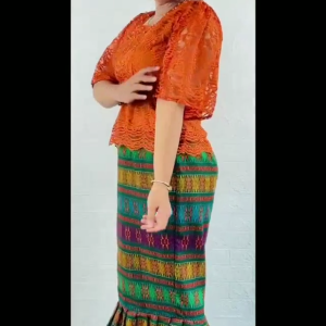 Atasan Sity Renda Brokat Blouse Kebaya Modern Tangan Kembang S-6L