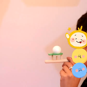 Bộ Thổi Bóng Bằng Gỗ Cho Bé - Bộ Thổi Bóng Xốp An Toàn Giúp Trẻ Phát Triển Kỹ Năng - ĐỒ TRƠI TRẺ EM
