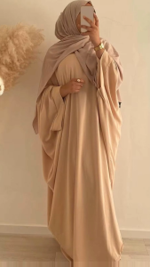 Abaya Haira Model Longgar Kaftan Kalong
