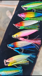Metal jig plus kail 60gram/50gram/40gram micro jig 40gram metal jig 50gram metal jig 60gram assist hok jig koika non gid plus kail umpan pancing laut metal jig assist hok umpan laut jig metal jig fosfor menyala dalam gelap micro jig umpan memancing lure