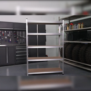 Rak Besi Gudang Rak Besi Siku 5 susun Rak serbaguna boltless shelves Gratis kaki karet