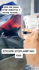 Stiker Stoplamp Beat Stiker Lampu Belakang Beat New Deluxe/Street 2020