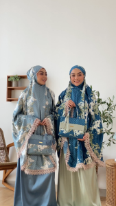 MUKENA DEWASA 2IN1 JUMBO SILK PREMIUM RENDA MEWAH ALISHA