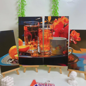 HIASAN DINDING DAPUR AESTETIK SET ISI 4 RUANG MAKAN KAMAR DEKORASI RUMAH WALL DECOR AESTHETIC DECOR KAMAR