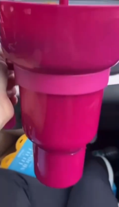 LD-C1114 Stadium Tumblr Cup dengan Wadah Makanan 2IN1 Snack Mug With Drink Cup Gelas Plastik Travel