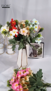 MINI HYDRANGEA X5/ BUNGA ARTIFICIAL/ TANAMAN HIAS PLASTIK/ HIASAN PELAMINAN/ DEKORASI PERNIKAHAN (NK-93)